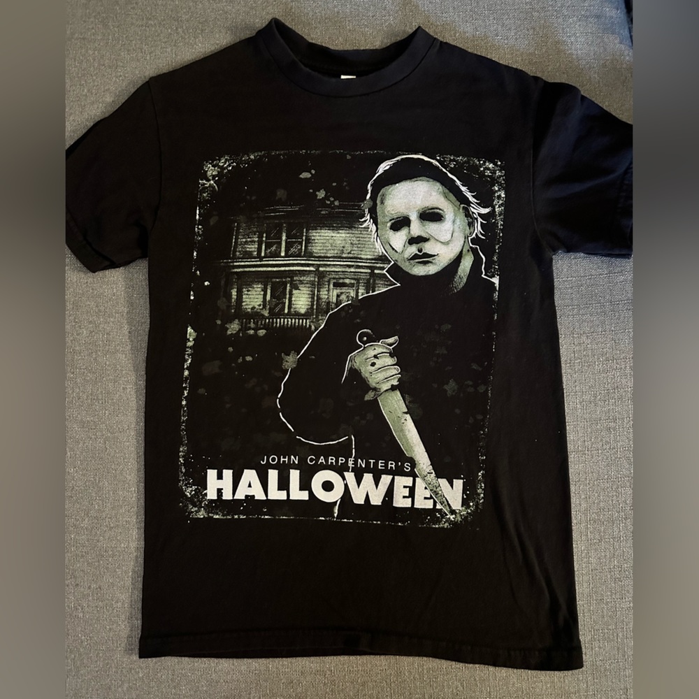 Michael Myers John Carpenters Halloween Black T Shirt Size Small